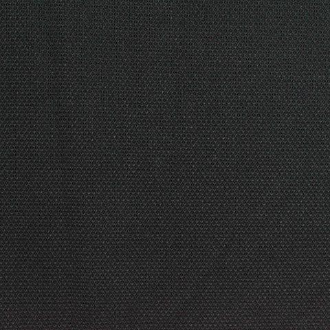 100% Polyester Piqué Knit Fabric, 256 gsm, 190 cm — Black