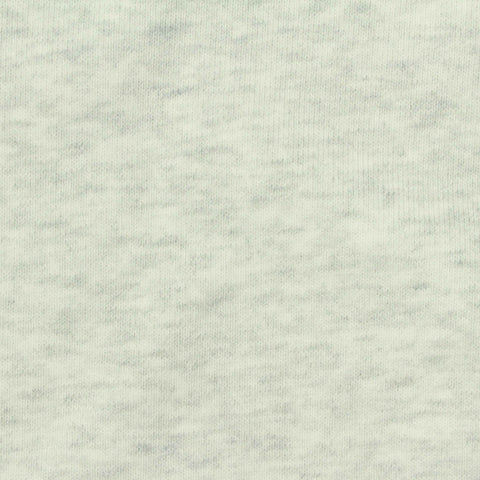 Light Grey Marl French Terry, Cotton-Poly, 450 gsm