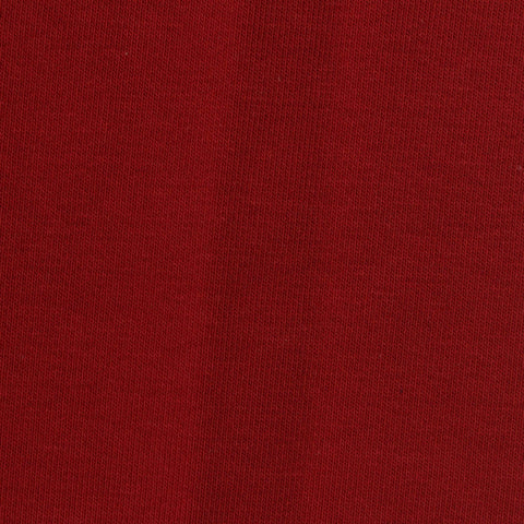 Cotton Polyester French Terry Fabric, 450 gsm, 175 cm — Red