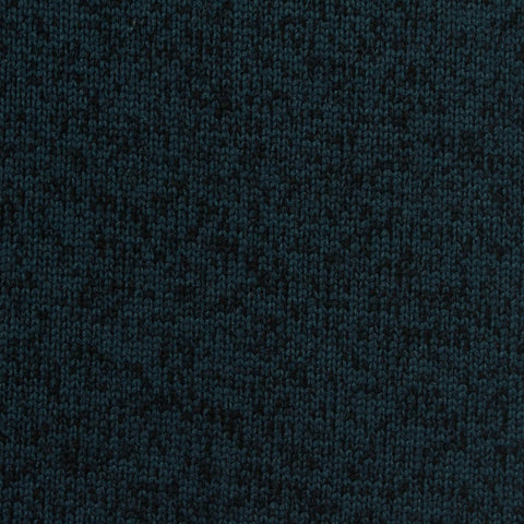 Dark Blue Marl Chunky Knit, Polyester, 340 gsm