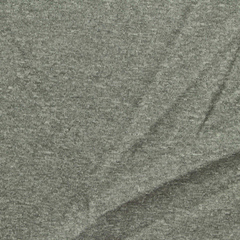 Grey-Green Marl Jersey Knit, Polyester