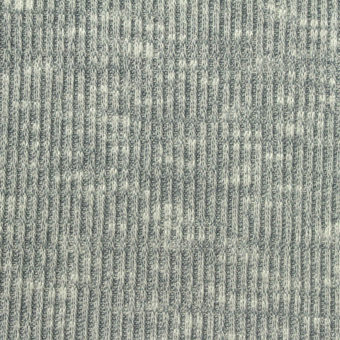 Dark Grey Marl Rib Knit, Poly-Viscose, 230 gsm, 160 cm, ref EF-270387
