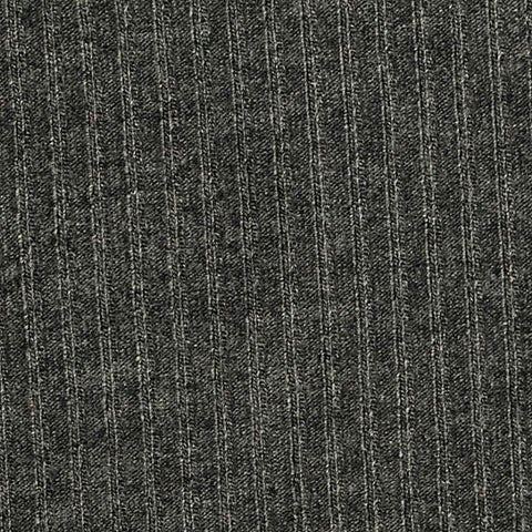 Light Grey Vertical-Stripe Rib Knit, Poly-Viscose