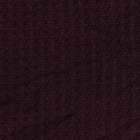 Viscose Polyester Stretch Waffle Knit Fabric, 220 gsm, 180 cm — Purple