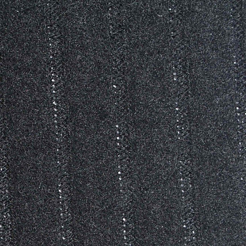 White Pinstripes Rib Knit, Polyester
