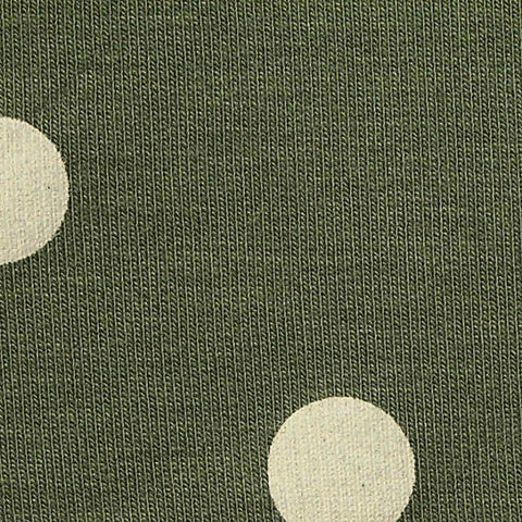White Polka-Dot French Terry