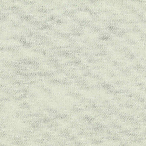 Light Grey Marl French Terry, Cotton-Poly, 225 gsm