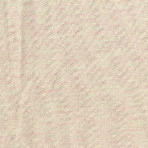 Light Pink Marl French Terry, Viscose