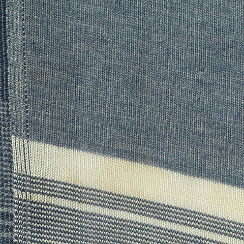 Blue Plaid Jersey Knit, Poly-Viscose