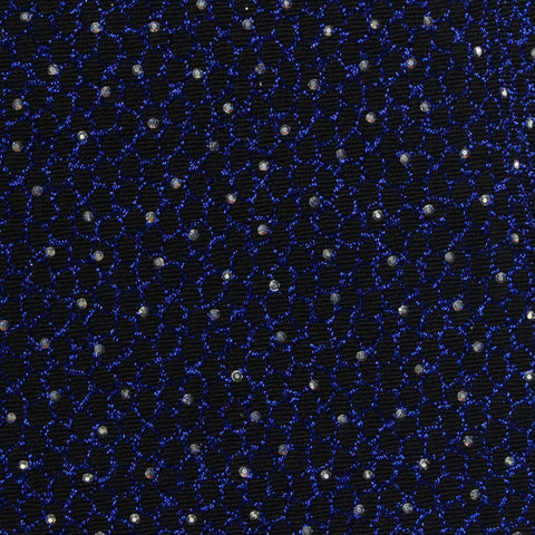 Blue Dots Jacquard, Poly-Metallic