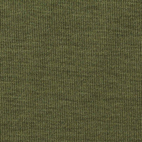 Tencel Lyocell Acrylic Blend Stretch Rib Knit Fabric, 250 gsm, 160 cm — Green, ref EF-270690