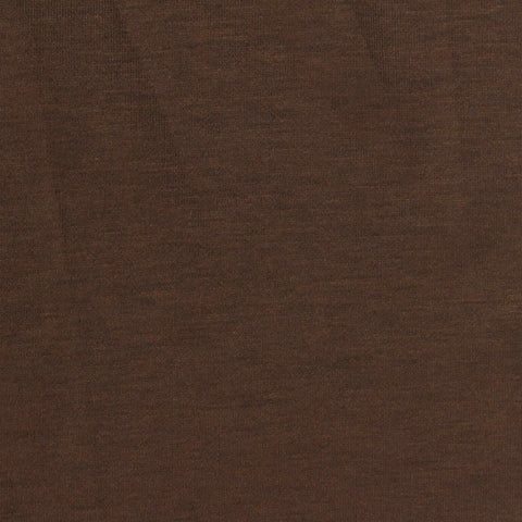 Tencel Lyocell Polyester Stretch Interlock Knit Fabric, 220 gsm, 160 cm — Brown