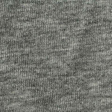 Grey Heathered-Marl Rib Knit