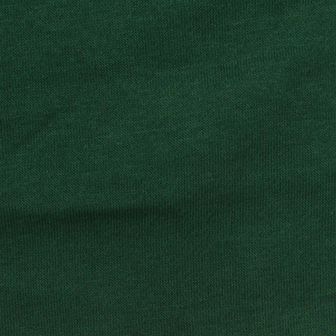 Brushed Cotton Polyester French Terry Fabric, 245 gsm, 183 cm — Green