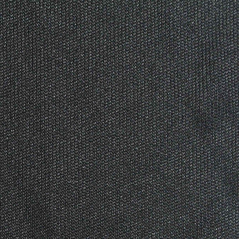 100% Polyester Rib Knit Fabric, 160 gsm, 170 cm — Black