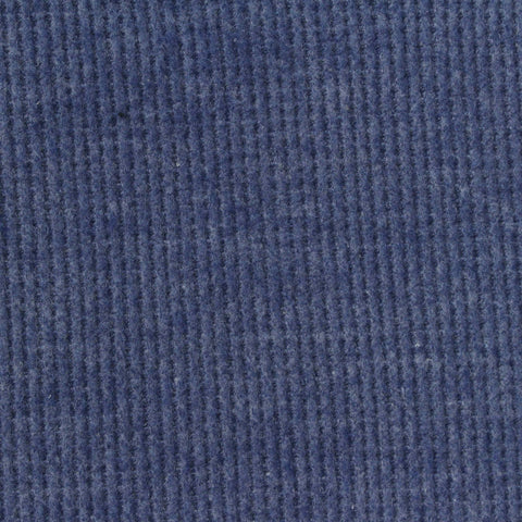 Blue Heather Waffle Knit, Poly-Cotton