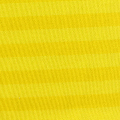 Yellow Stripe Interlock Knit, Cotton-Viscose