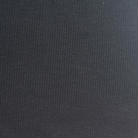 Viscose Stretch Rib Knit Fabric, 240 gsm, 110 cm — Grey