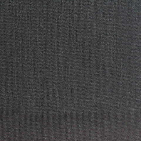 Brushed Polyester Viscose Stretch Rib Knit Fabric, 280 gsm, 184 cm — Grey