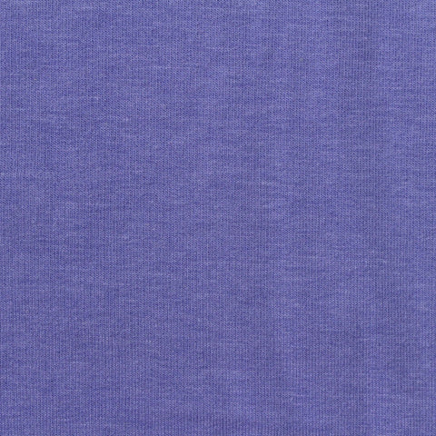 Brushed Cotton Viscose Stretch French Terry Fabric, 215 gsm, 160 cm — Purple