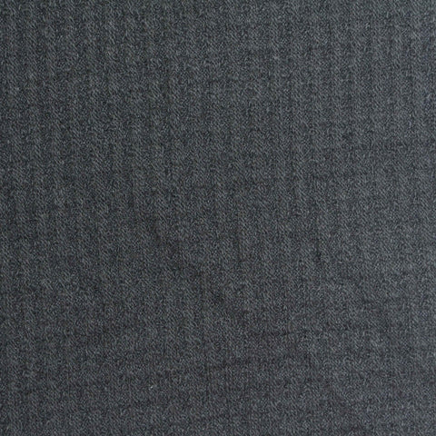 Dark Grey Heather Waffle Knit, Cotton-Poly