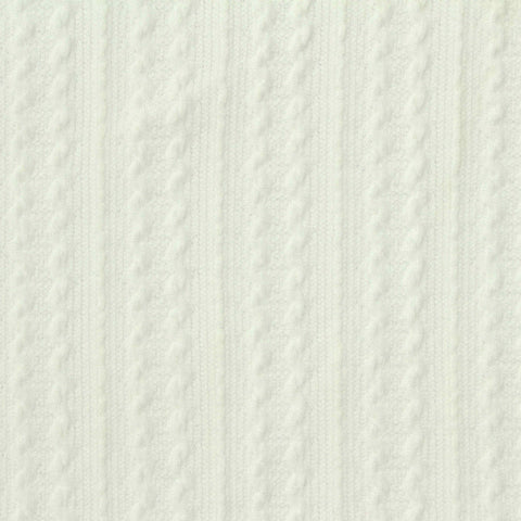 Cream Tone-on-Tone Jersey Knit, Polyester, 250 gsm