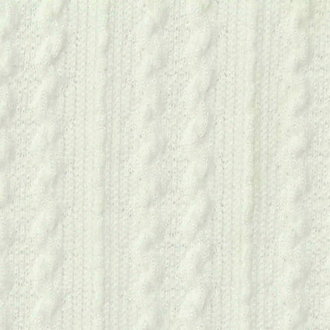 Cream Tone-on-Tone Jersey Knit, Polyester, 250 gsm