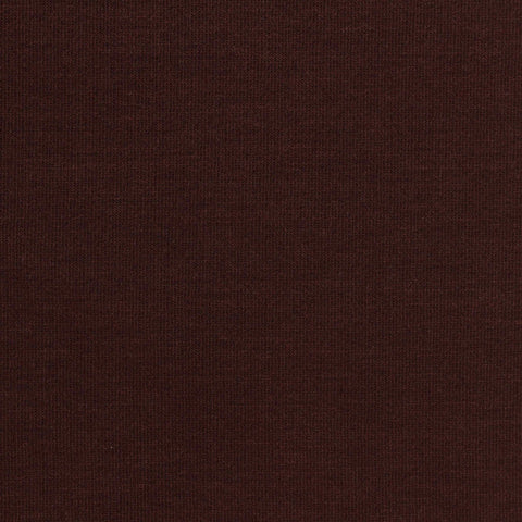 Brushed Polyester Viscose Stretch French Terry Fabric, 250 gsm, 162 cm — Brown