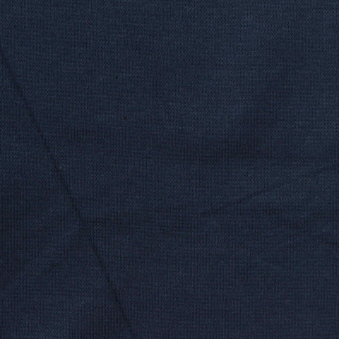 Cotton Stretch Rib Knit Fabric, 220 gsm, 166 cm — Navy