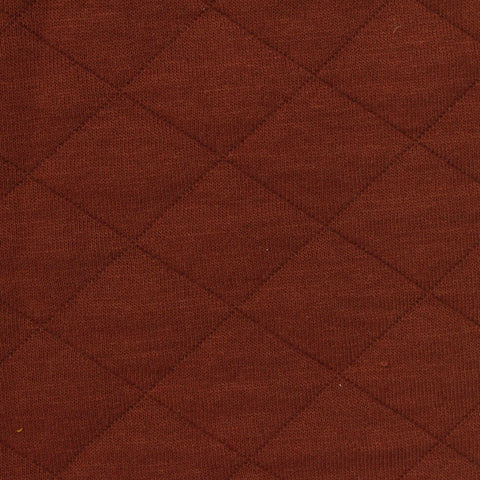 Brown Diamond French Terry, Poly-Cotton