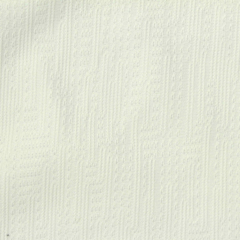 White Vertical-Line Pointelle Knit, Polyester