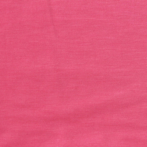 Polyester Modal Stretch Jersey Knit Fabric, 151 gsm, 162 cm — Pink