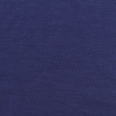 Cotton Modal Stretch Jersey Knit Fabric, 170 gsm, 165 cm — Navy