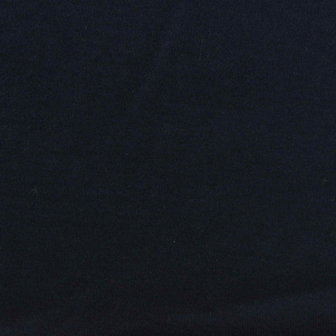 100% Cotton Interlock Knit Fabric, 248 gsm, 166 cm — Navy