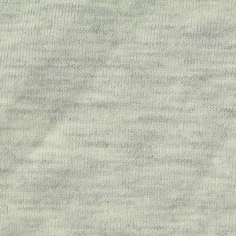 Light Grey Marl Jersey Knit, Cotton-Poly, 125 gsm