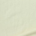 Cream Small-Diamond Pointelle Knit, Poly-Viscose
