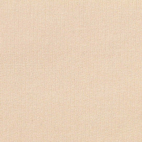 Brushed Acrylic Viscose Stretch French Terry Fabric, 300 gsm, 170 cm — Beige