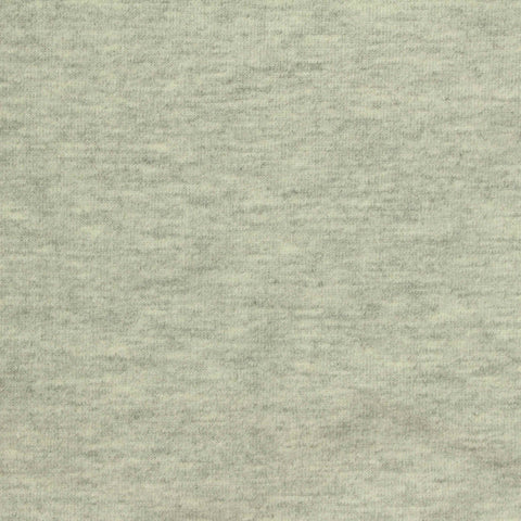 Light Grey Marl French Terry, Cotton-Poly, 265 gsm