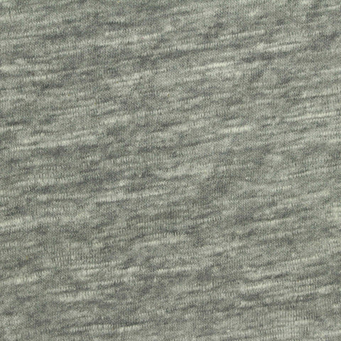 Heather Grey Marl Jersey Knit, Cotton-Poly, 165 gsm