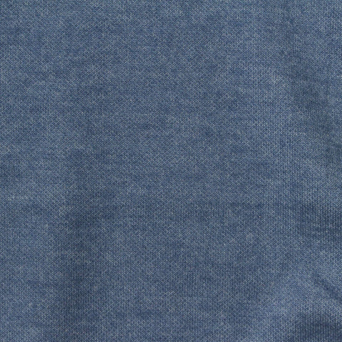 Blue Marl Scuba Knit, Poly-Cotton, 245 gsm