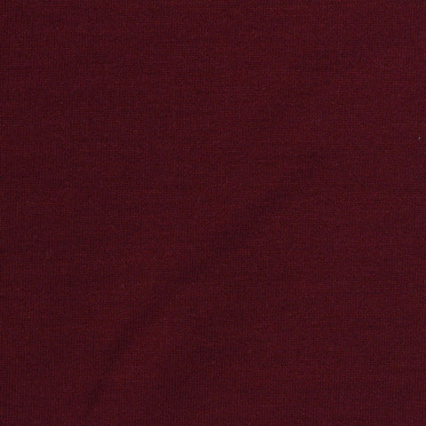 Brushed Polyester Viscose Stretch French Terry Fabric, 230 gsm, 165 cm — Red