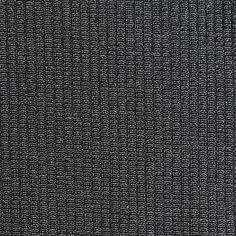 Black Ribbed Rib Knit, Polyester