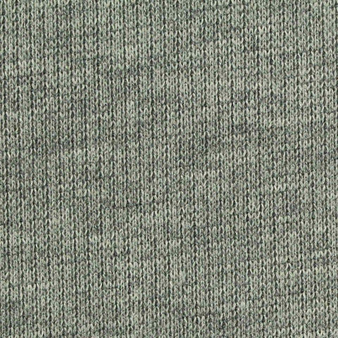Grey Heather Rib Knit, Polyester, 340 gsm