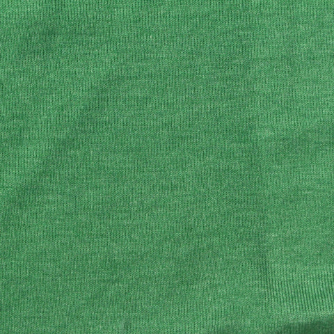 Green Marl Rib Knit, Cotton-Poly, 230 gsm