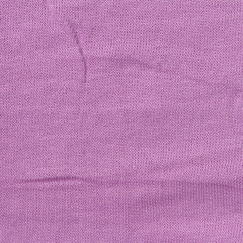 Brushed Polyester Modal Stretch French Terry Fabric, 210 gsm, 164 cm — Purple