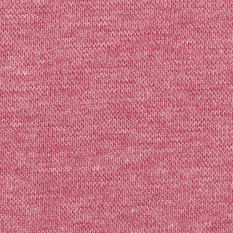 Pink Marl Rib Knit, Poly-Cotton, 211 gsm