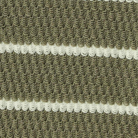 Olive Horizontal-Stripe French Terry, Cotton-Poly