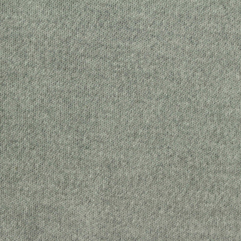 Light Grey-Green Marl French Terry, Poly-Cotton