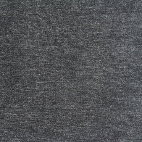 Dark Grey Marl Scuba Knit, Poly-Cotton, 335 gsm