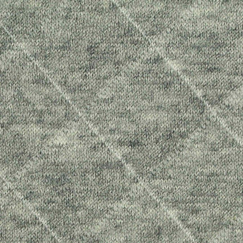 Grey Diamond Scuba Knit, Poly-Cotton